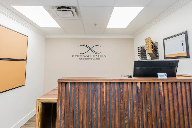 Chiropractic clinic front desk