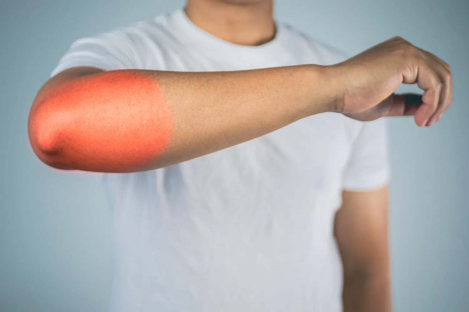 Inflamed elbow chiropractor treatment