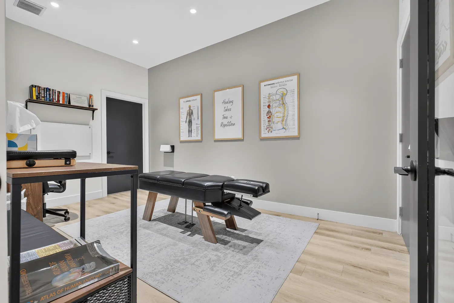Consultation and adjusting room