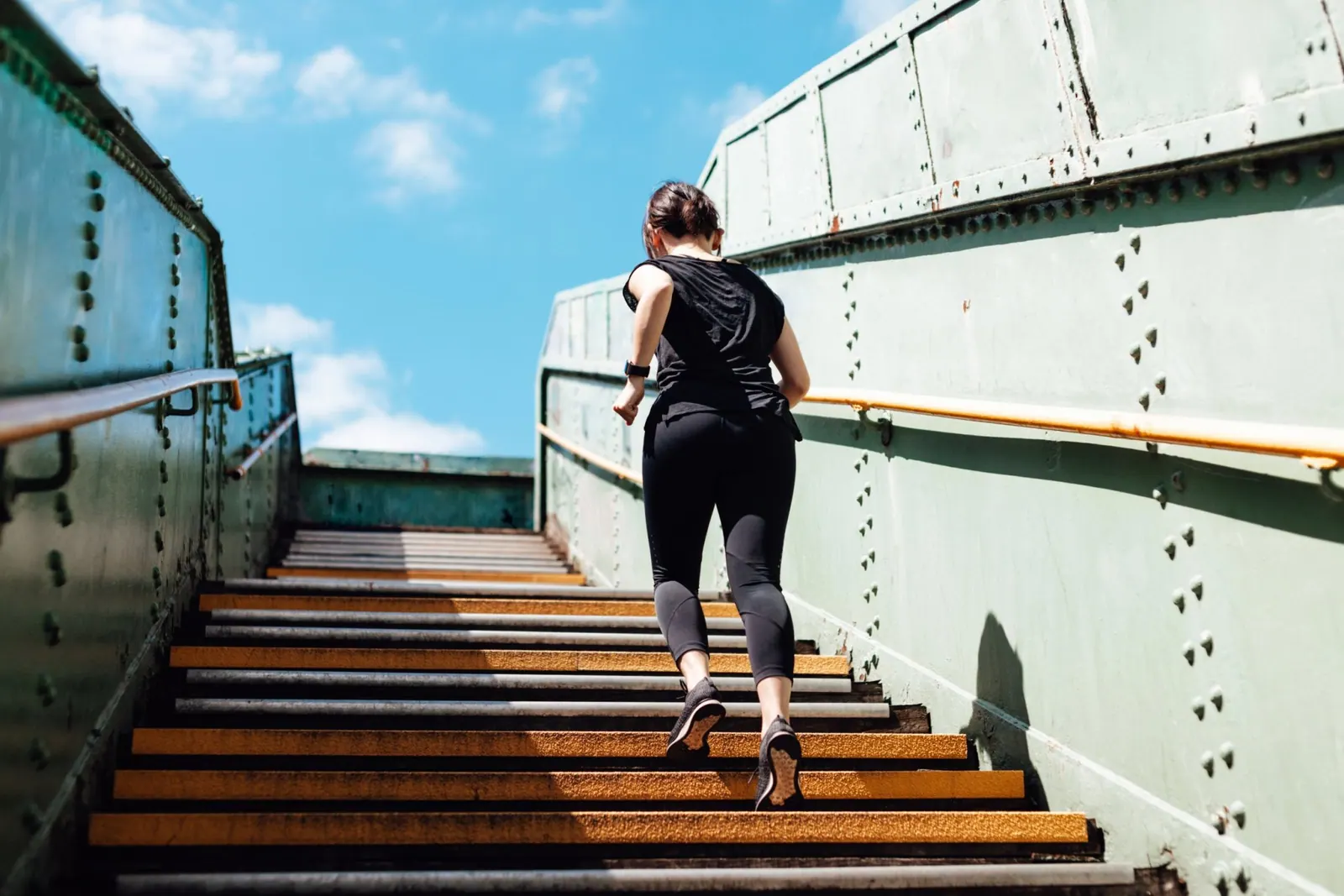 Runner stair training chiropractor recovery