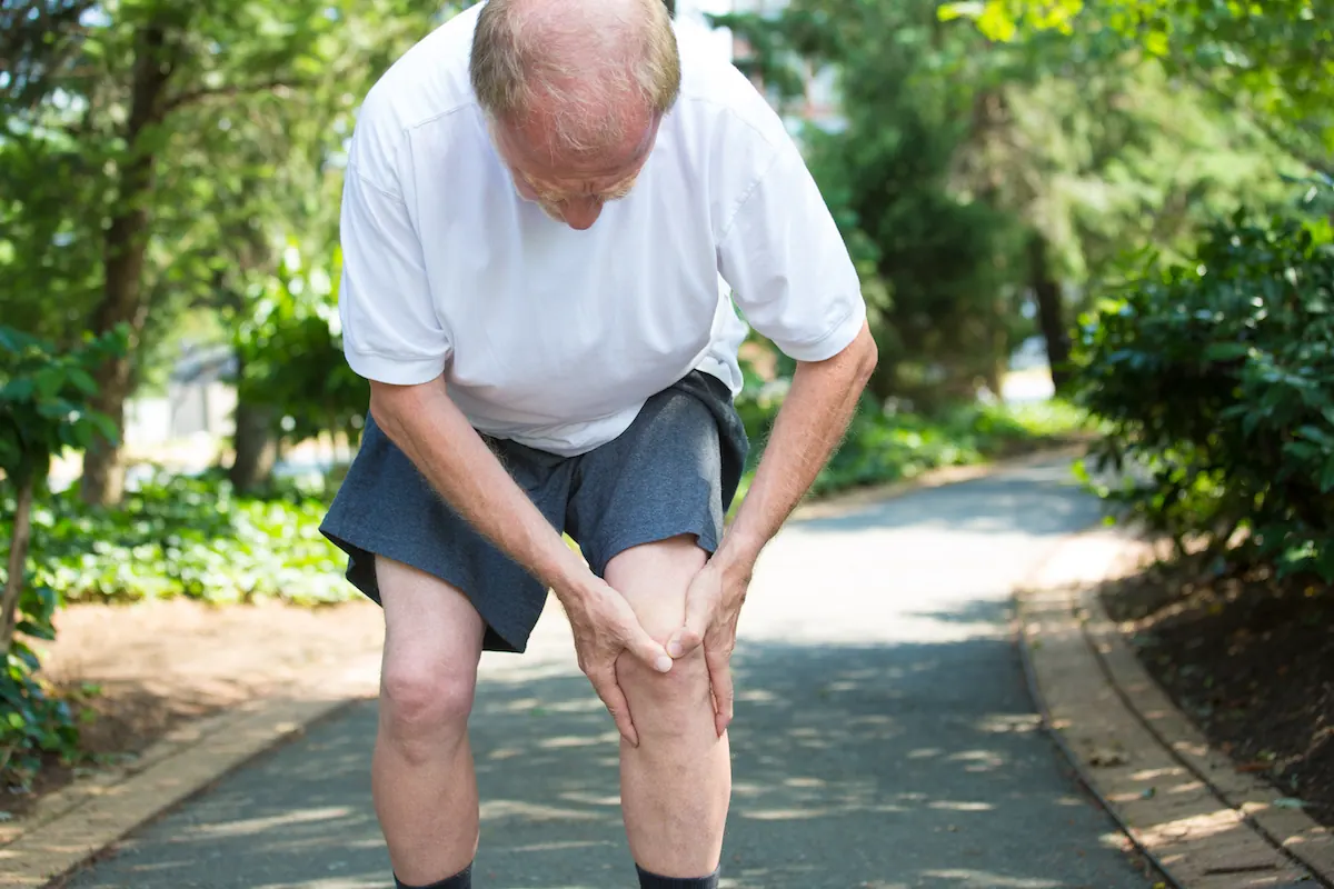 Walking knee bursitis chiropractor care